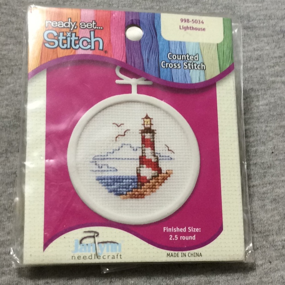 Cross Stitch Lighthouse Needle-crafting